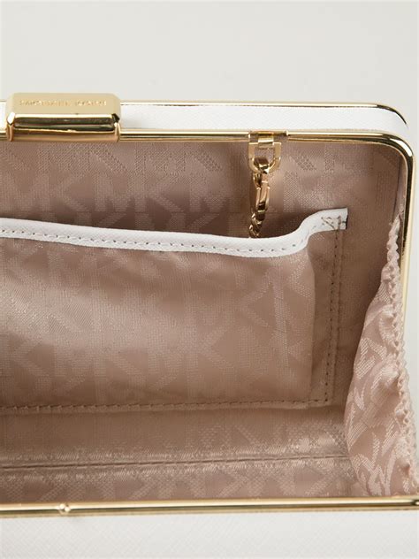 michael kors white clutch purse|Michael Kors clutch sale.